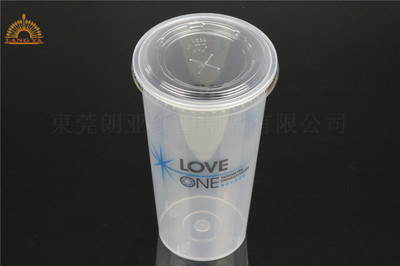 【22oz奶茶膠杯/22安士PP注塑膠杯/22盎司膠杯/貢茶膠杯/膠杯供應(yīng)商】?jī)r(jià)格,廠家,圖片,塑料杯,東莞市朗亞紙塑制品-